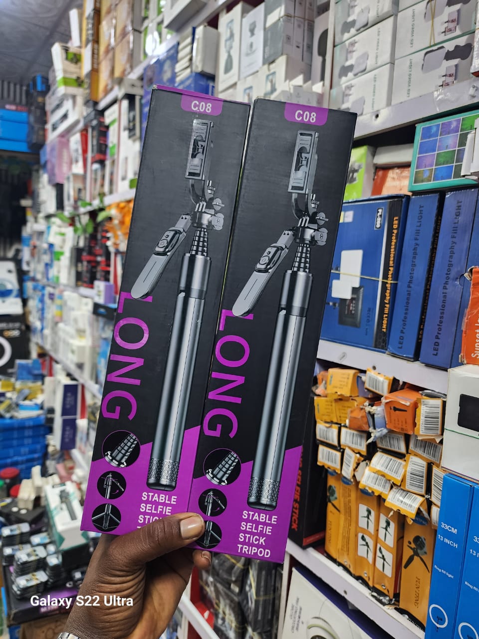 C08 Ultra Long Stable Selfie Stick Tripod